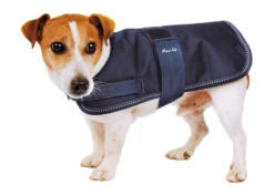 Max+Co All Weather Dog Coat Navy Blue 75cm Coat