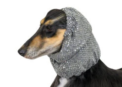 Show Tech Snood Luxe Large Fancy Silver Ear Covers