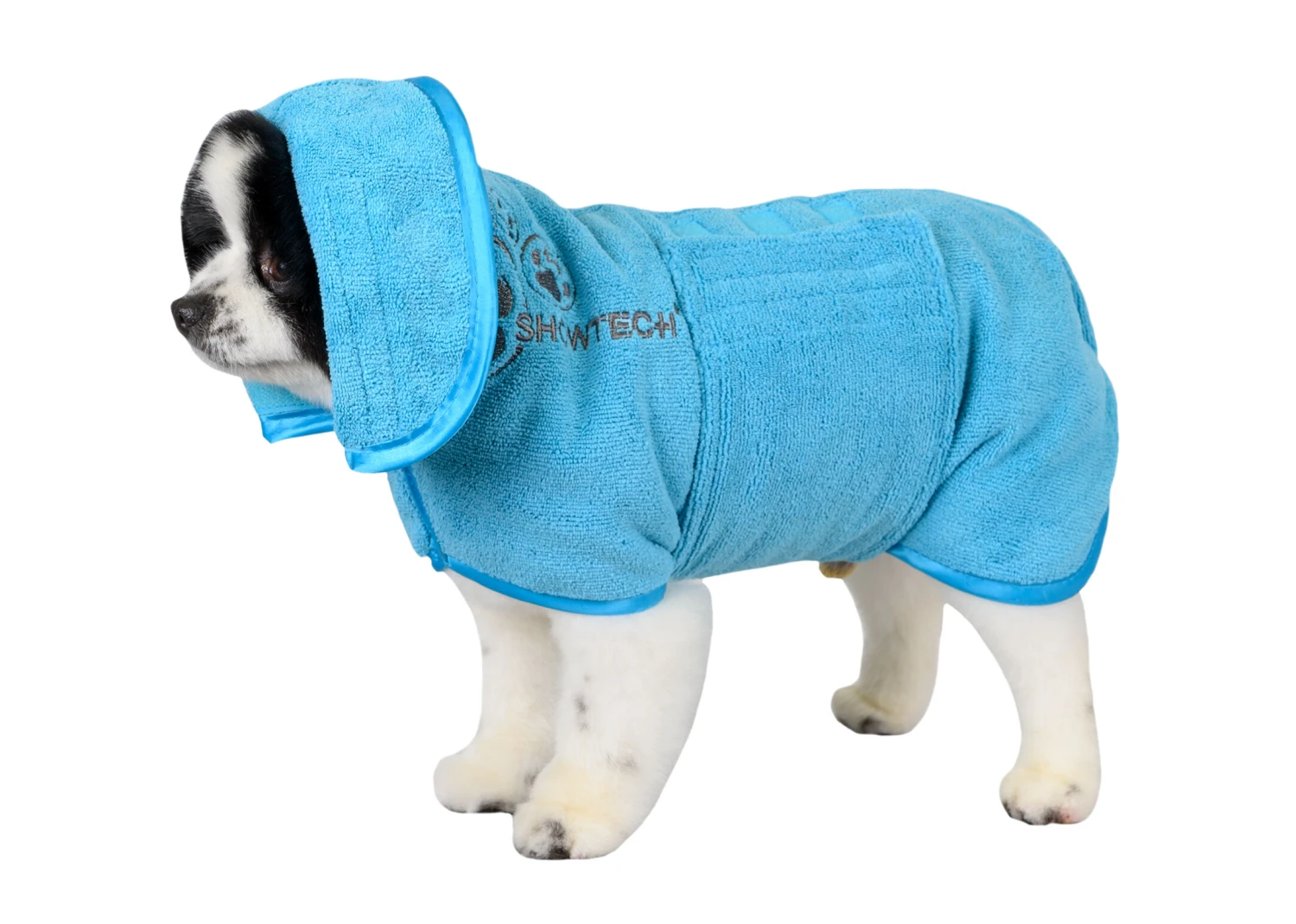 Show Tech+ Active Microfiber Coat Turquoise XS 4 Show Tech+ Active Microfiber Coat Turquoise XS - Image 2