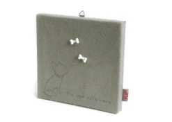 The Pups Memo Notice Board Grey
