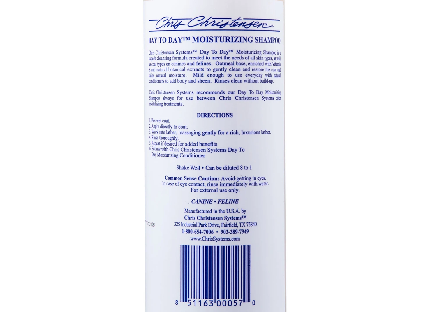 Chris Christensen Systems Day To Day Moisturizing Shampoo 473 Ml 6 Chris Christensen Systems Day To Day Moisturizing Shampoo 473 Ml - Image 4