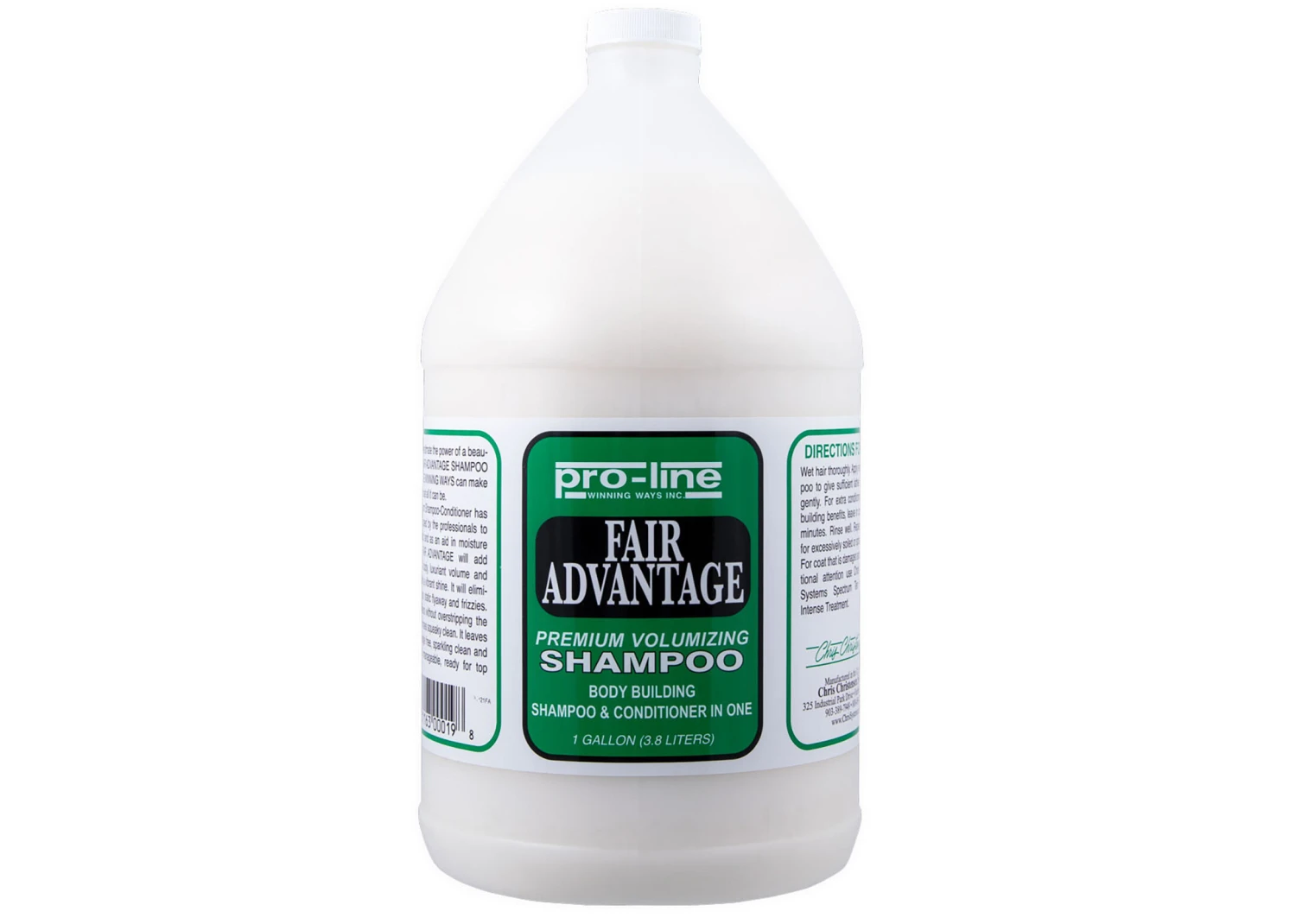 Chris Christensen Systems Pro Line Fair Advantage Shampoo 3.8 L 3 Chris Christensen Systems Pro Line Fair Advantage Shampoo 3.8 L