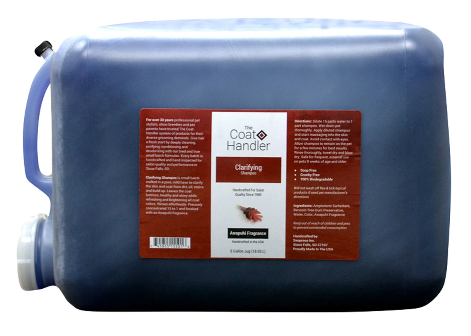 Coat Handler Groomers 15-1 19 L Shampoo 3 Coat Handler Groomers 15-1 19 L Shampoo