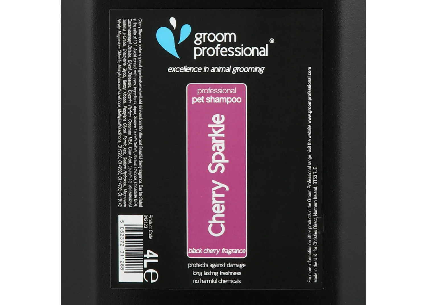 Groom Professional Cherry Sparkle Shampoo 4 L 4 Groom Professional Cherry Sparkle Shampoo 4 L - Image 2