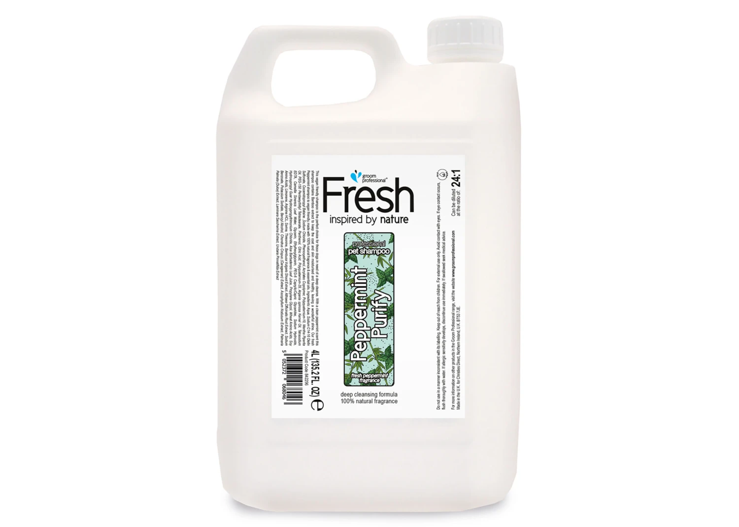 Groom Professional Fresh Peppermint Purify Shampoo 4 L 3 Groom Professional Fresh Peppermint Purify Shampoo 4 L