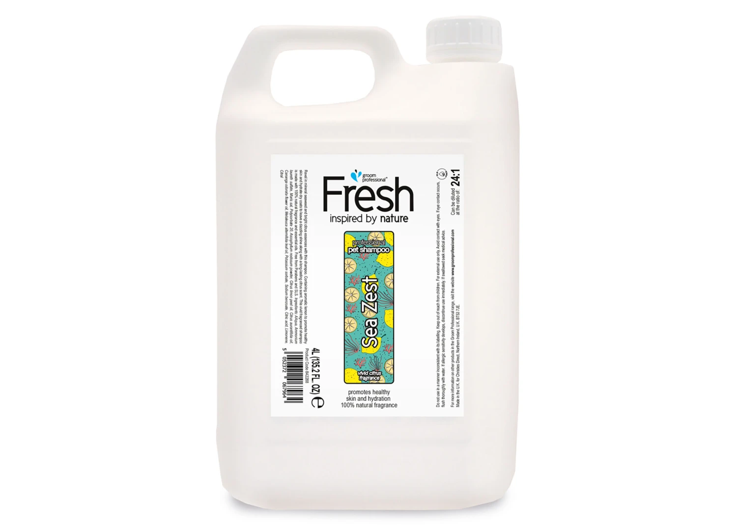 Groom Professional Fresh Sea Zest Shampoo 4 L 3 Groom Professional Fresh Sea Zest Shampoo 4 L