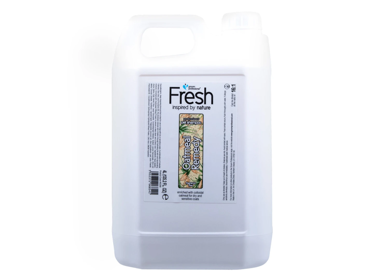 Groom Professional Fresh Oatmeal Remedy Shampoo 4 L 3 Groom Professional Fresh Oatmeal Remedy Shampoo 4 L