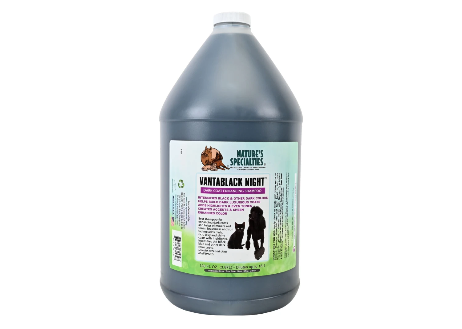 Natures Specialties Vantablack Night Shampoo 3.8 L 3 Natures Specialties Vantablack Night Shampoo 3.8 L