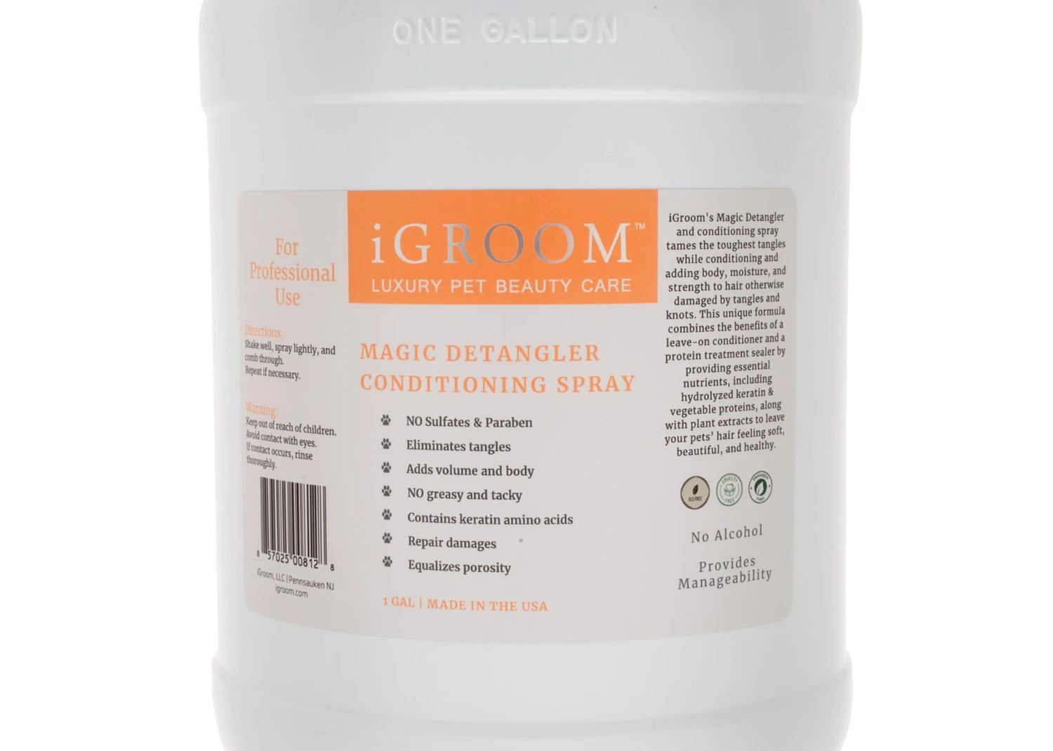 IGroom Magic Detangling Spray W/Fragrance 3.8 L 5 IGroom Magic Detangling Spray W/Fragrance 3.8 L - Image 3