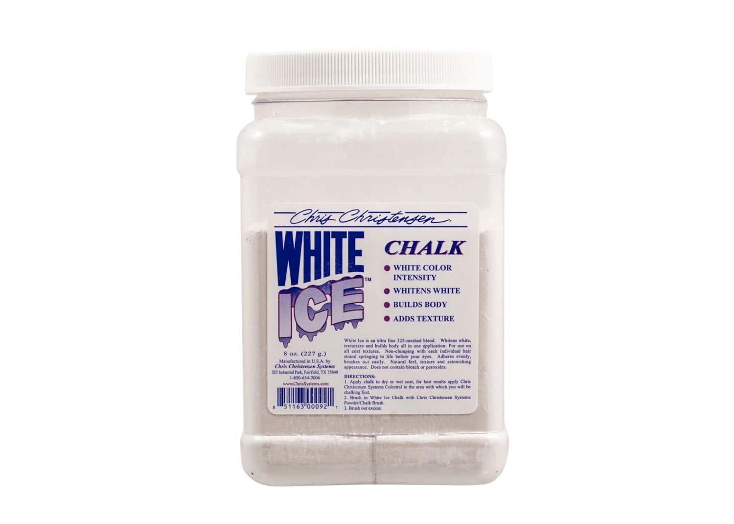 Chris Christensen Systems White Ice Chalk 225 Gr Whitening & Texturizing Chalk 3 Chris Christensen Systems White Ice Chalk 225 Gr Whitening & Texturizing Chalk