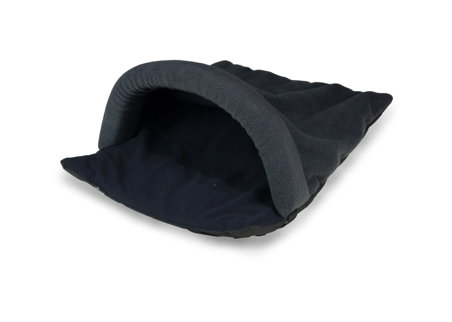 Hi-K9 Snuggle Tunnel For Bed Black-Grey S 3 Hi-K9 Snuggle Tunnel For Bed Black-Grey S