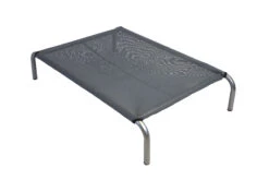 Hi-K9 Raised Bed Grey Frame Mesh Grey S