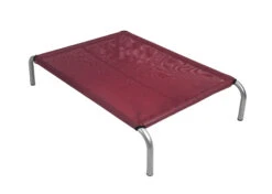 Hi-K9 Raised Bed Grey Frame Mesh Mulberry S