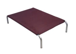 Hi-K9 Raised Bed Grey Frame Canvas Mulberry S