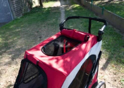 Petstro Large 3-Wheel Buggy, Red/Grey -Pawfect Care Store 63pst022 1 oyleqksx7g8ujdvk