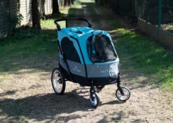Petstro Large 4-Wheel Buggy,Turquoise/Grey -Pawfect Care Store 63pst023 10 2ygyv6k7zstoyyjs