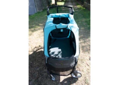 Petstro Large 4-Wheel Buggy,Turquoise/Grey -Pawfect Care Store 63pst023 9 6u4s9ghr6jalyth1