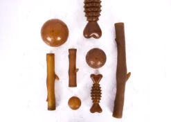 Chuckle City 100% Natural Organic Rubber Stick With Squeaker 12cm -Pawfect Care Store 64cci111 2 fzslx858y0qlxfnt