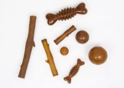 Chuckle City 100% Natural Organic Rubber Stick With Squeaker 12cm -Pawfect Care Store 64cci111 7z2fjf00ogpl4zh3