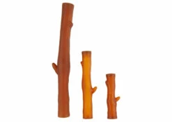 Chuckle City 100% Natural Organic Rubber Stick With Squeaker 30cm