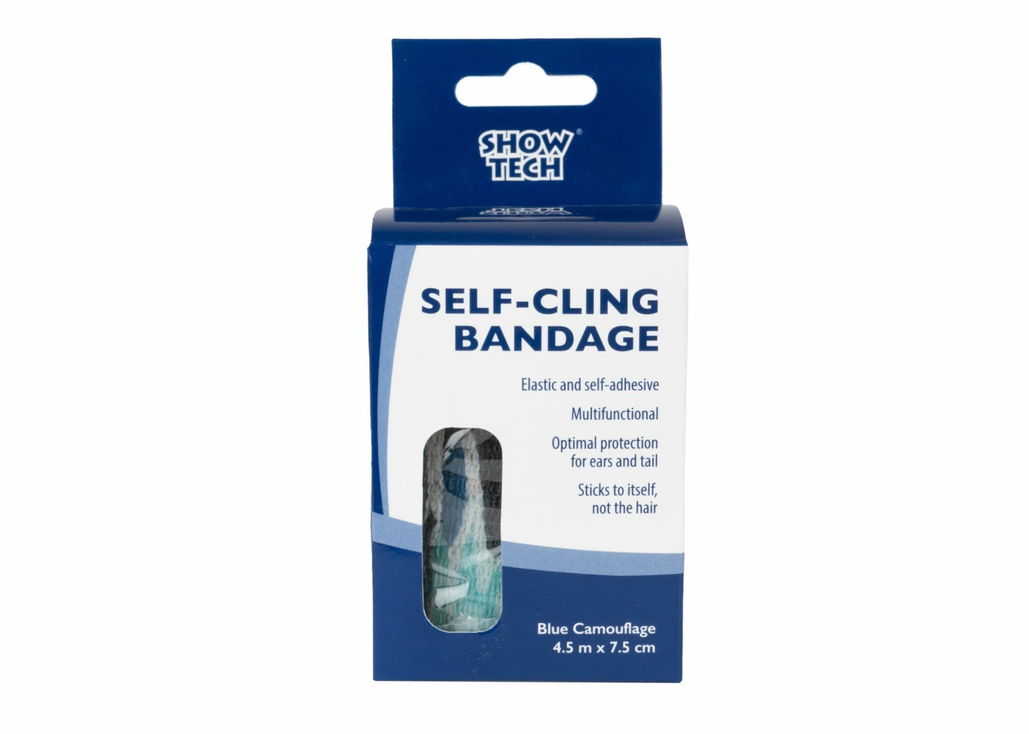 Show Tech Self-Cling Bandage Blue Camouflage 4.5 M X 7.5 Cm 4 Show Tech Self-Cling Bandage Blue Camouflage 4.5 M X 7.5 Cm - Image 2