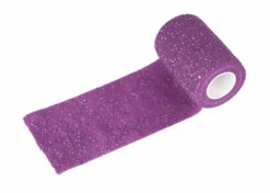 Show Tech Self-Cling Bandage Purple Glitter 4.5 M X 7.5 Cm