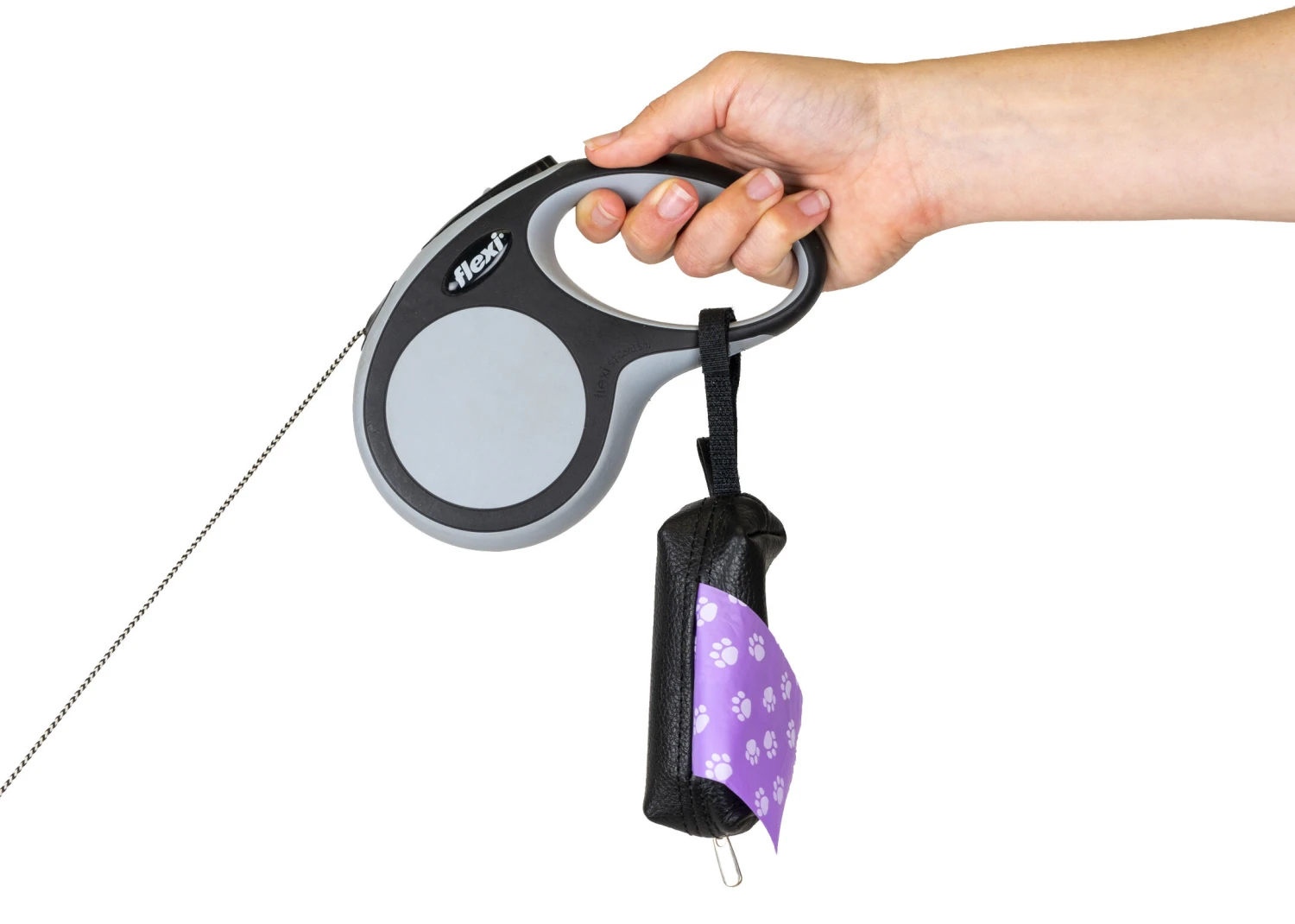 Travel Poop Bag Holder Leather - Black 10 Travel Poop Bag Holder Leather - Black - Image 8