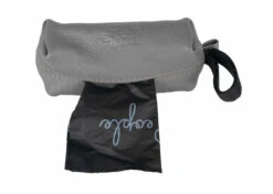 Travel Poop Bag Holder Leather - Grey -Pawfect Care Store 66tvl016 1 x8p0blevc8wo5oau