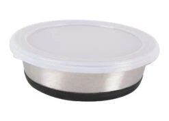 Get 2 For 1! Show Tech Anti-Slip Stainless Steel Bowl With Lid - 946 Ml