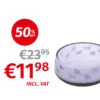 Show Tech K-Design Anti-Slip Bowl White Large 21,6cm - 1,8L
