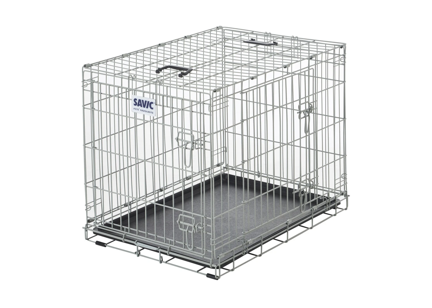 Savic Dog Residence Cage 2 Doors Size 2 - 76 X 53 X 61 Cm 3 Savic Dog Residence Cage 2 Doors Size 2 - 76 X 53 X 61 Cm