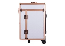 Groom-X Grooming Case 2 Wheels And Telescopic Handle - Diamond Pattern White -Pawfect Care Store 85grx033 1