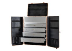 Groom-X Grooming Case Deluxe 2 Wheels And Telescopic Handle Diamond Pattern White -Pawfect Care Store 85grx036 1 chk5vvtxgkgon75b