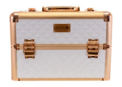 Groom-X Grooming Case XL 2-in-1 4 Wheels And Telescopic Handle Diamond Pattern White -Pawfect Care Store 85grx039 3