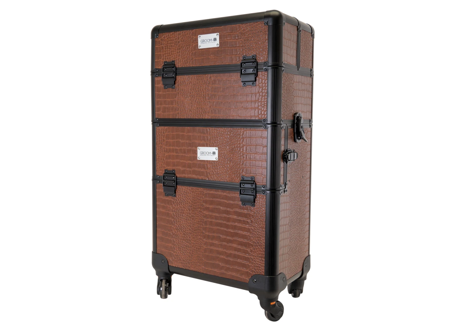 Groom-X Grooming Case XL 2-in-1 4 Wheels And Telescopic Handle Croco 6 Groom-X Grooming Case XL 2-in-1 4 Wheels And Telescopic Handle Croco - Image 4