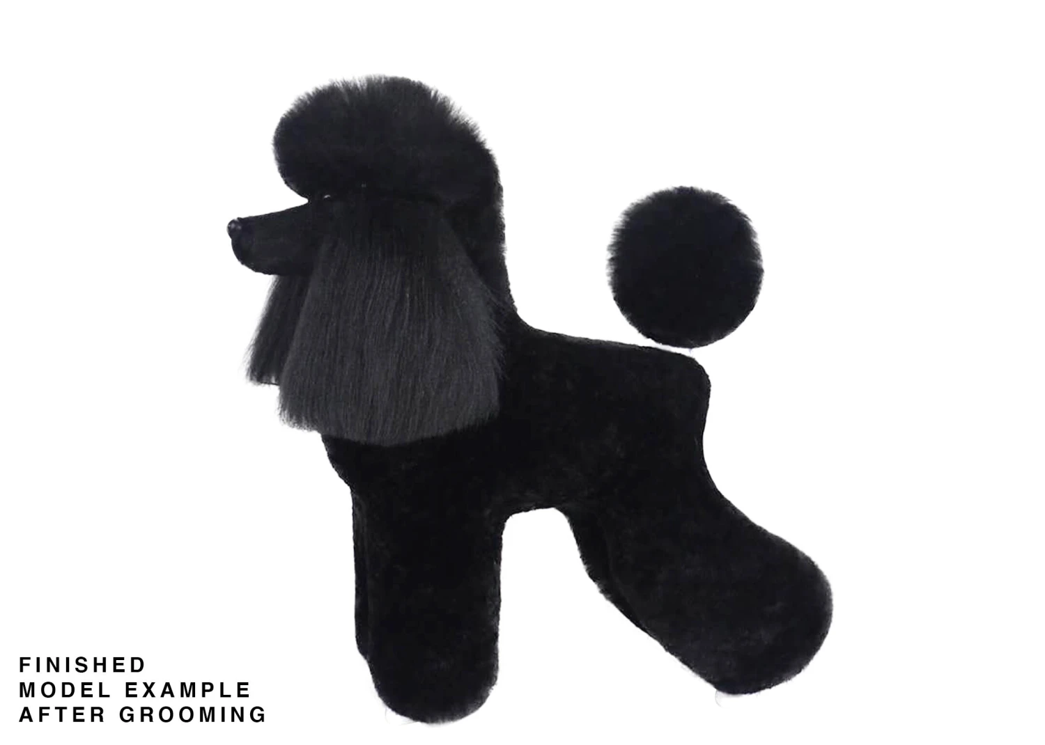Starzclub Black Poodle Coat For Model Dog (full Coat) 4 Starzclub Black Poodle Coat For Model Dog (full Coat) - Image 2