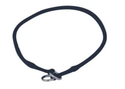Show Tech Collar Round Nylon Handler 7mm-20cm Black Handler