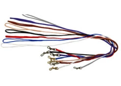 Show Tech Nylon Lead With Silver Hook Grey 0.5x84cm Show Lead