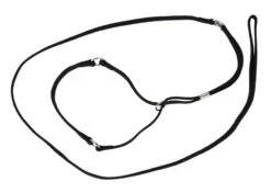 Show Tech Comfort Nylon Show Lead 7mmx98cm Black (max 86cm-Neckpiece 10mmx20cm) Show Collar