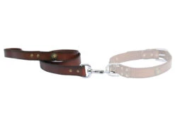 Dapper Dogs Leather Lead Bahia 2.5x100cm Brown Leather Lead