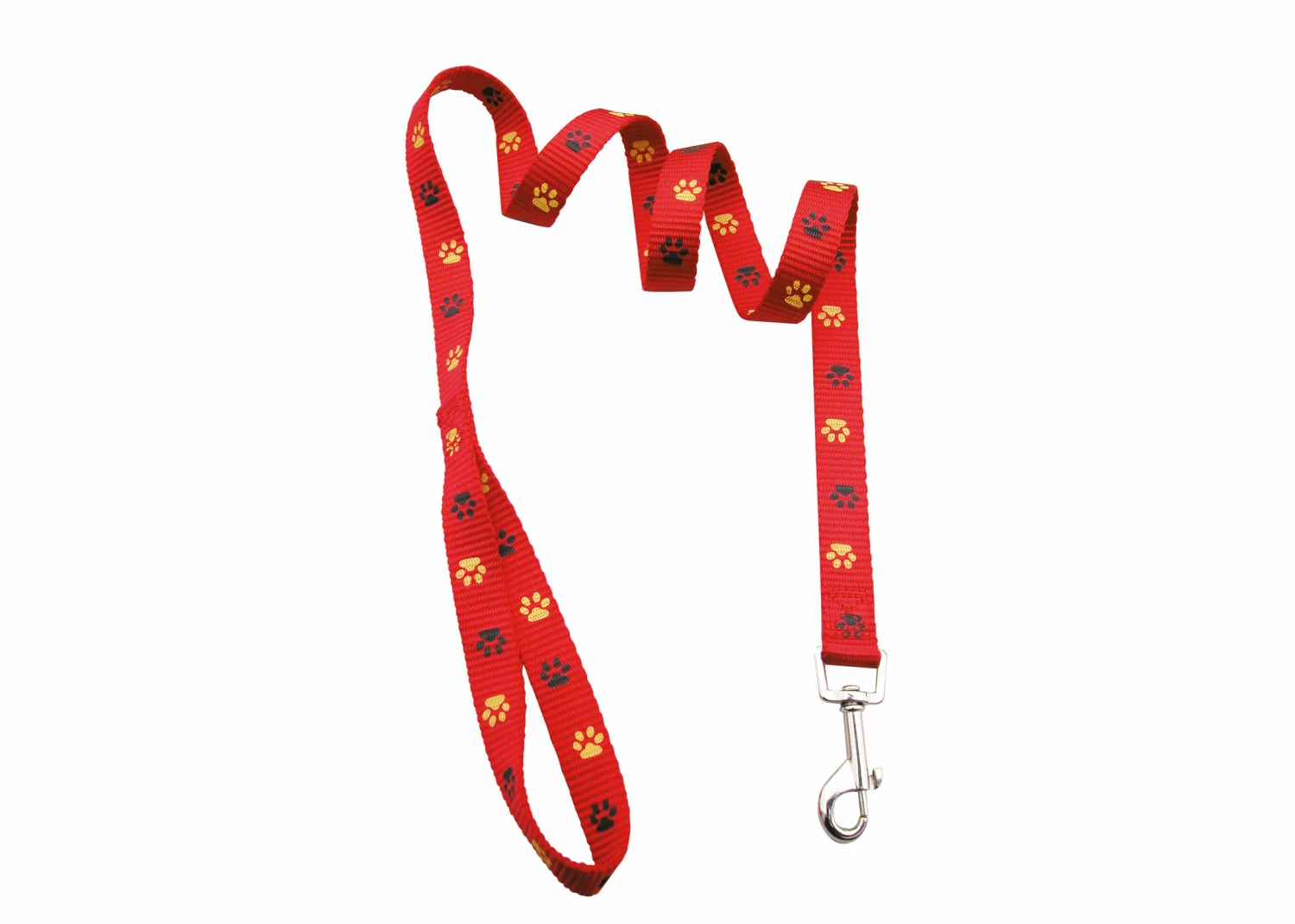 Show Tech Lead With Pawprint Red 10mm 120cm Lead 4 Show Tech Lead With Pawprint Red 10mm 120cm Lead - Image 2