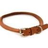 Dapper Dogs Collar Round Cow Leather 75cm X 10mm Tan Leather Collar -Pawfect Care Store 95dap084 12x k2sxtrztc2kxrfpc
