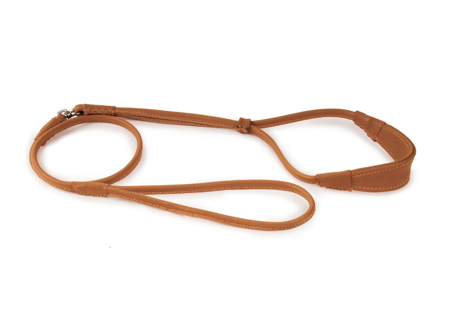 Dapper Dogs Comfort Show Lead Round Cow Leather S 5mm Tan Leather Comfort Lead 3 Dapper Dogs Comfort Show Lead Round Cow Leather S 5mm Tan Leather Comfort Lead